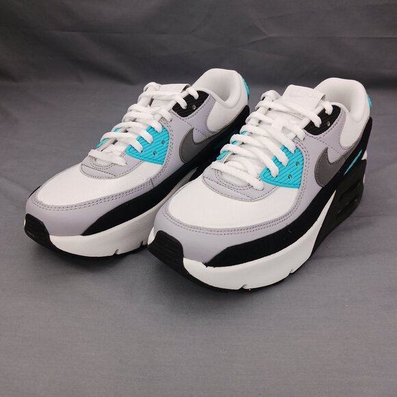Nike Air Max 90 LV8 Women's Sneakers White Smoke Grey Shoes FD4328 103 Sizes 7-9 - Picture 2 of 7